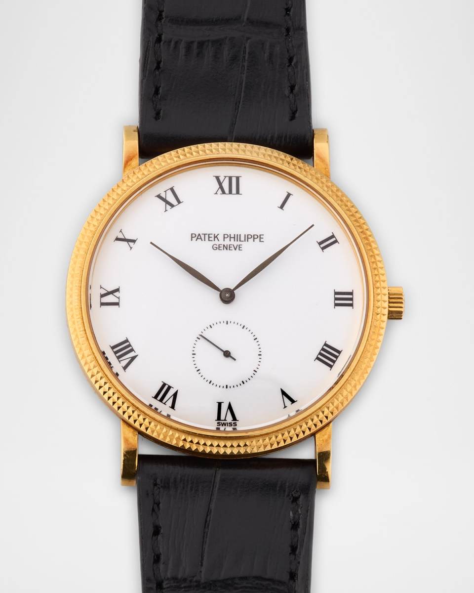 Patek Philippe 18K Yellow Gold Calatrava 34mm Vintage 1986 Watch